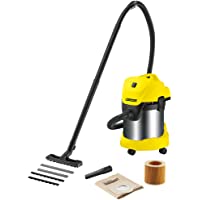 Kärcher MV 3 Premium Aspirador seco-húmedo- 1000 W- 17 litros- 71 Decibelios- Corriente sin control de encendido- Metal…